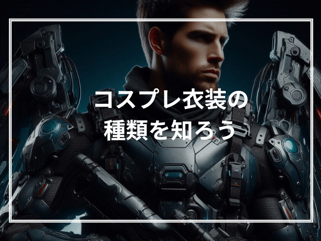 コスプレ衣装の種類を知ろう：既製品？フルオーダー？自作？