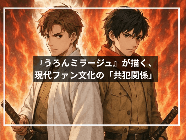 『うろんミラージュ』が描く、現代ファン文化の「共犯関係」
