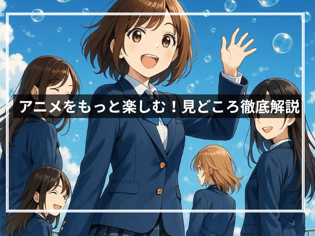 アニメをもっと楽しむ！見どころ徹底解説