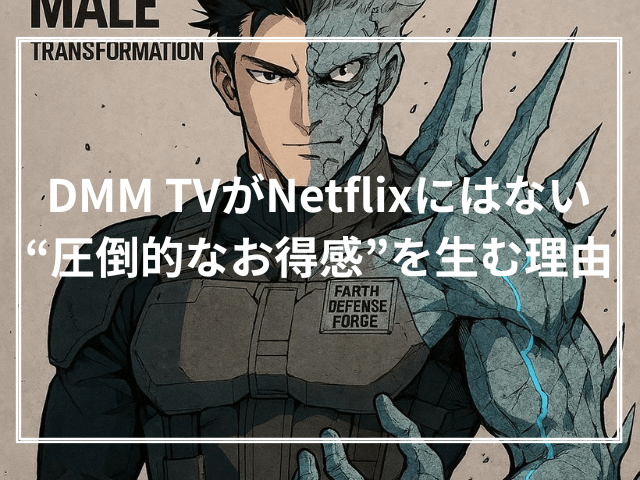 DMM TVがNetflixにはない“圧倒的なお得感”を生む理由