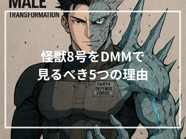 怪獣8号をDMMで見るべき5つの理由