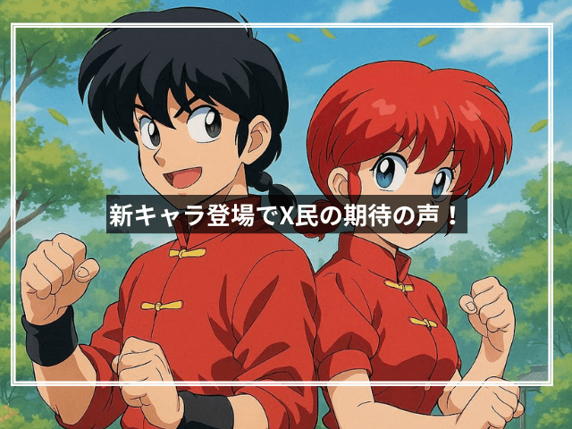 新キャラ登場でX民の期待の声!