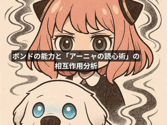 ボンドの能力と「アーニャの読心術」の相互作用分析