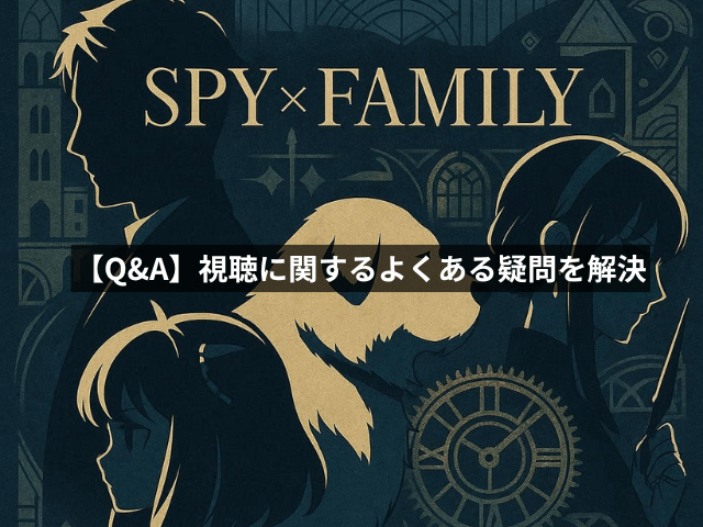 【Q&A】視聴に関するよくある疑問を解決