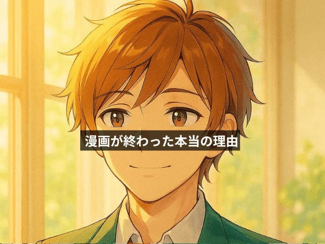 漫画が終わった本当の理由