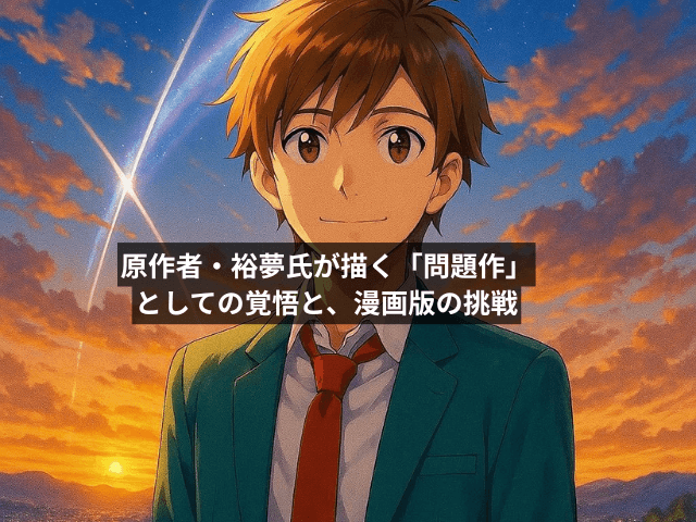 原作者・裕夢氏が描く「問題作」としての覚悟と、漫画版の挑戦