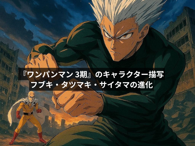 『ワンパンマン 3期』のキャラクター描写:フブキ・タツマキ・サイタマの進化