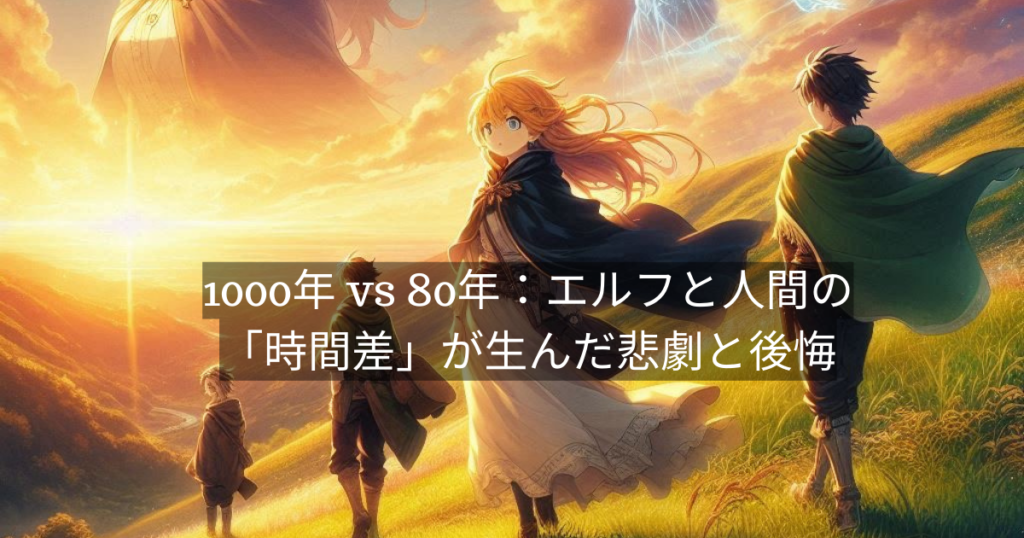 1000年 vs 80年：エルフと人間の「時間差」が生んだ悲劇と後悔