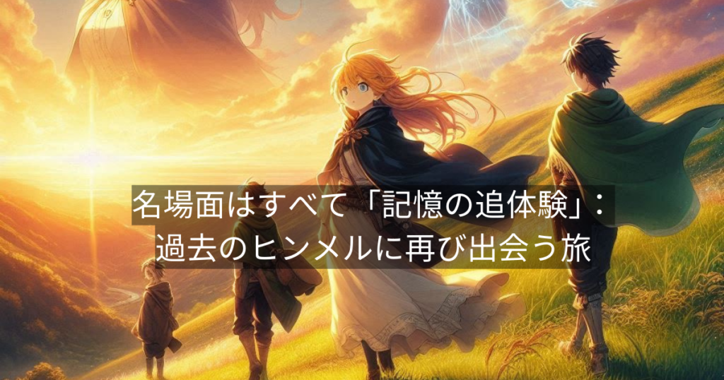 名場面はすべて「記憶の追体験」：過去のヒンメルに再び出会う旅