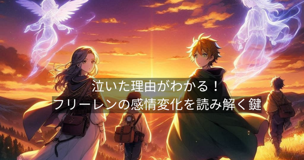 泣いた理由がわかる！フリーレンの感情変化を読み解く鍵